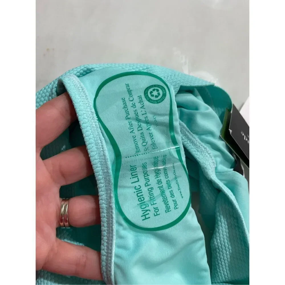 NWT Kate Spade Pique Scallops Bikini Bottom Size Large